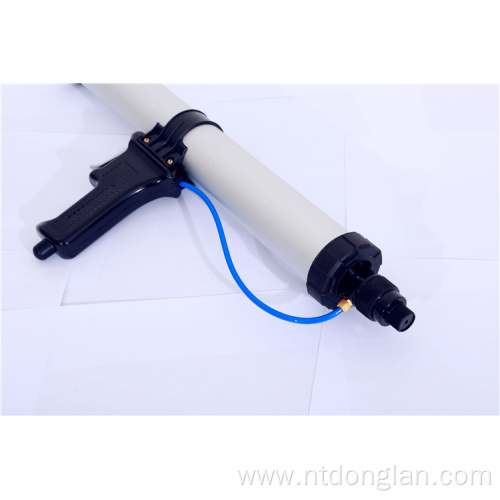 Professional 600ml Sausage Soft Pneumatic Caulking Gun Glass Glue Air Rubber Guns Tool With Control Valve